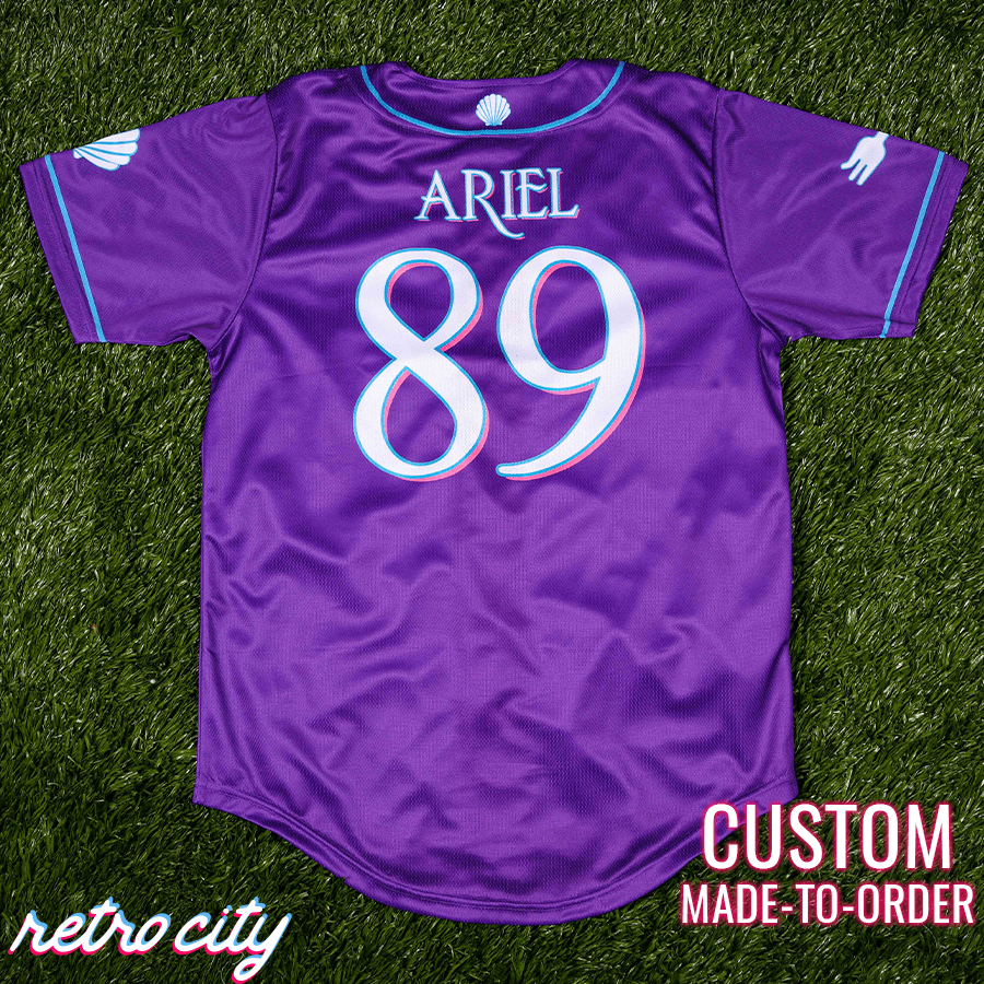 5j6princessariellittlemermaidmoviedisneybaseballjerseyrct99 min 5j6princessariellittlemermaidmoviedisneybaseballjerseyrct99 min